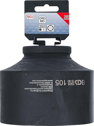 BGS 5905 | Llaves de vaso impacto hexagonal | entrada 25 mm (1") | 105 mm