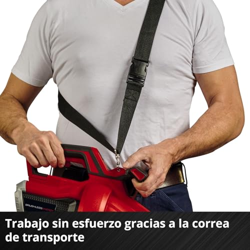 Einhell Profesional Aspirador de hojas con batería VENTURRO 36/240 Power X-Change (36V, potencia de aspiración 740m³/h, bolsa colectora 45l, func. de soplado hasta 240km/h, sin batería)