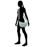 Mandarina Duck Mellow Leather Hobo, Mujeres, Iceberg Green