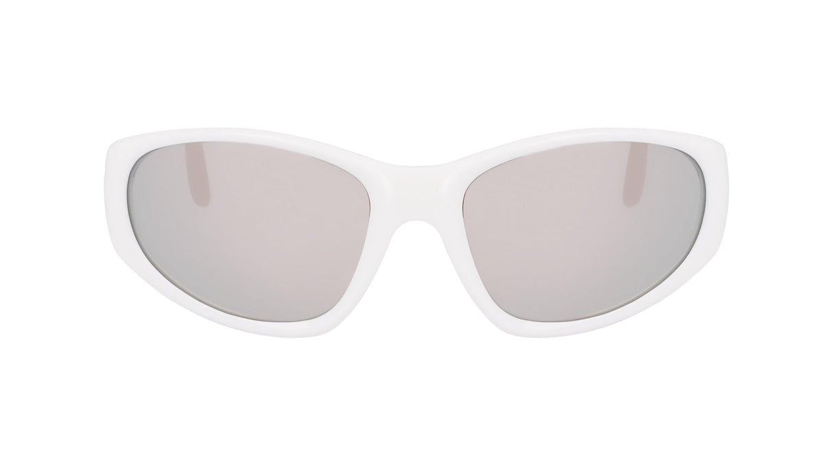 DRAGON The Box 2IZED Gafas, White with Silver Ion Polarized Lens, Talla única para Hombre