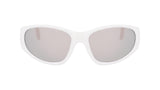 DRAGON The Box 2IZED Gafas, White with Silver Ion Polarized Lens, Talla única para Hombre