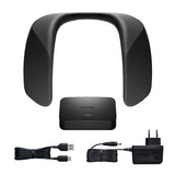 Panasonic SC-GNW10 SoundSlayer Altavoz Inalámbrico para Juegos con Micrófono con Cancelación De Ruido IA, 2.4 GHz, Sistema de 4 Altavoces, LED, USB-C, PC/PS4/PS5/Switch, Color Negro