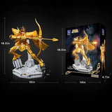 PANTASY Aioros Caballero Sagitario Set construccion 40 cm Caballeros del Zodiaco