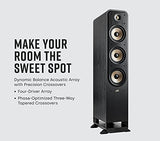 Polk Audio Signature Elite ES55 - Altavoz de Torre con Certificado de de Alta resolución y Dolby Atmos y DTS: Compatible con X, Tweeter de 1 Pulgada y (2) Woofers de 6,5 Pulgadas, Color Blanco