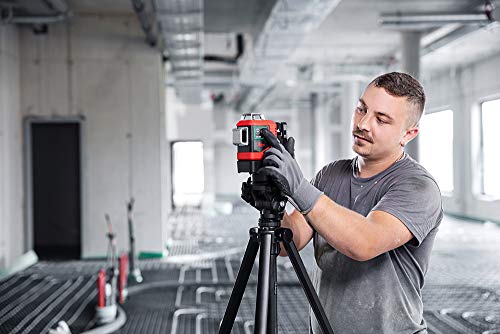 Leica Lino L6G: Nivel láser de línea de 3x360 grados con batería Li-Ion, cargador, adaptador magnético innovador y soporte para pared en una carcasa (láser verde, alcance de trabajo: 35 m)
