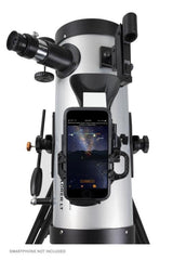Celestron 22453 StarSense Explore LT127AZ Telescopio Reflector newtoniano con tecnología para Smartphone - con 2 oculares, 2 Lentes de Barlow, Acoplamiento para teléfono y trípode Ajustable, Plateado