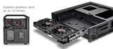 SilverStone SST-ML08B-H - Carcasa de Ordenador Milo Slim HTPC Mini-ITX, con asa, Negro