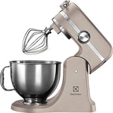 Electrolux Asistente de cocina modelo EKM5570, aparato de cocina con gancho amasador, protección contra salpicaduras, batidor de globos, tapa de fermentación, 1200 W, dos cuencos grandes de 2,9 litros