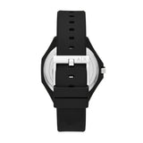 Armani Exchange Orologio da Donna, Movimento al quarzo a tre lancette e cassa da 40 mm con cinturino in Silicone, Conjunto Negro