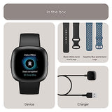 Fitbit Versa 4 Bundle (con Correa Deportiva) Reloj Inteligente de Fitness con GPS Integrado y hasta 6 días de duración de la batería, Compatible con Android e iOS.
