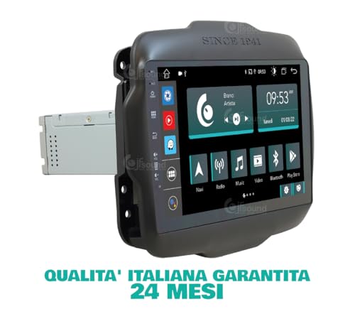 Radio de Coche para Jeep Renegade Android GPS Bluetooth WiFi USB Dab+ Touchscreen 9" 8core Carplay AndroidAuto