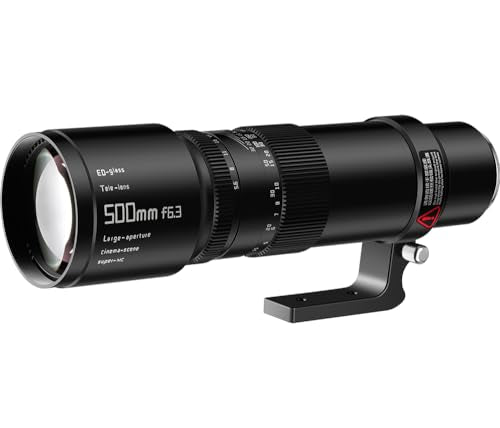 TTArtisan Teleobjetivo de Cuerpo metálico F6.3 de 500 mm Compatible con Montura Canon RF (Marco Completo), Color Negro
