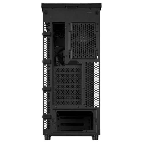 ASUS ProArt PA401, Chasis ATX con Panel de Vidrio Templado, Compatible con GPU de hasta 314 mm, Dos Ventiladores de 160 mm, Bloqueo del Panel Lateral, Soporte para Fuente de alimentación extraíble