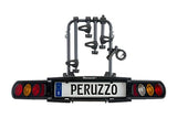 Peruzzo PZ708-4 Portabicicletas trasero para coche, capacidad para 4