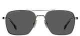Boss Gafas de Sol 1045/S/IT Matte Ruthenium/Grey 58/17/145 hombre
