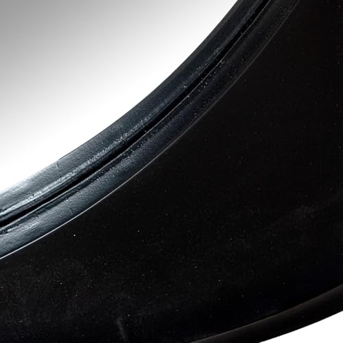 Espejo de pie con Forma de Madera DM Lacado en Negro 70x4x175cm
