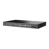 TP-Link SG2428LP - Interruptor PoE Gigabit de 28 Puertos, 16 Puertos Gigabit PoE+, 802.3af/at 30W, presupuesto Total de 150W, Interruptor de Red, Interruptor Ethernet Omada, Divisor Ethernet, Carcasa