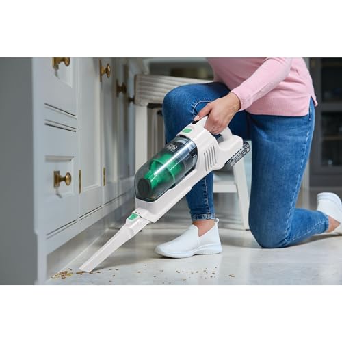 BLACK+DECKER Aspiradora Escoba Reviva 4 en 1, Sin Cable, 18V,Batería Extraíble de 2Ah, REVSV18D1-QW