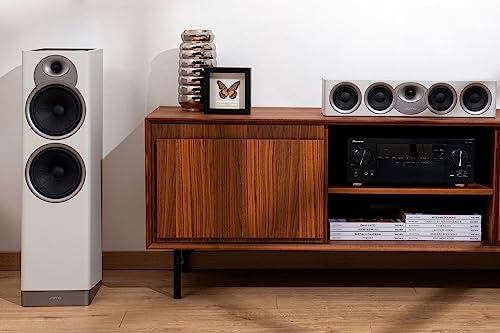 Jamo S7-27FA Pair of Floor Speakers Dolby Atmos Grey Cloud Pareja de Altavoces de Suelo con woofers de 17 cm y Sonido Dolby Atmos Gris