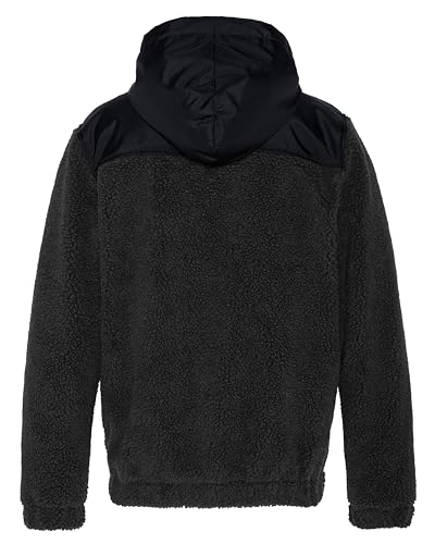 Schott NYC Swward2 Sudadera Polar con Cremallera, Negro, M para Hombre