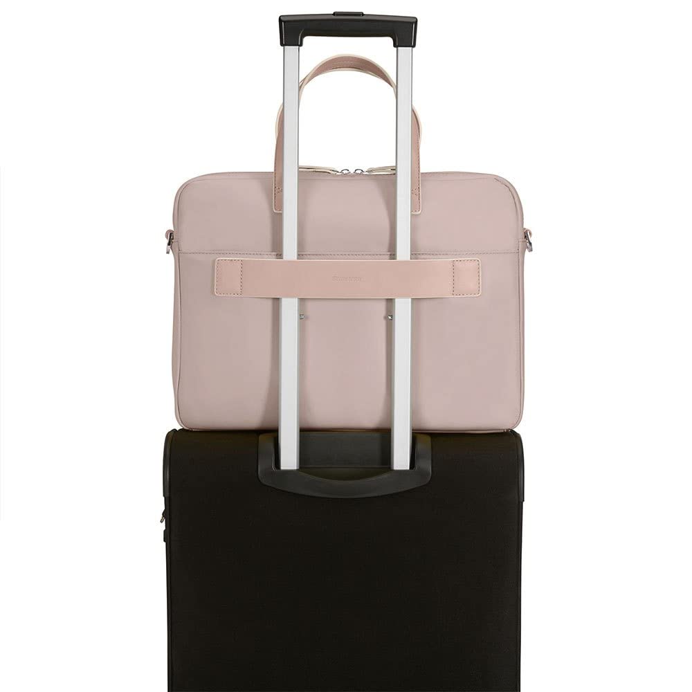 Samsonite Eco Wave - Bolsa de laptop de 15.6 pulgadas con 1 Compachamiento, 39 cm, 10 L, gris (piedra gris)
