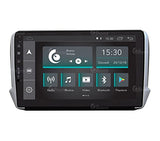 Radio de Coche para Peugeot 2008 208 Android GPS Bluetooth WiFi USB Dab+ Touchscreen 10" 4core Carplay AndroidAuto