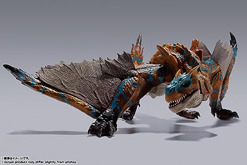 BANDAI TAMASHII Nations - Monster Hunter Rise - Tigrex, Spirits S.H.MonsterArts Figura de acción