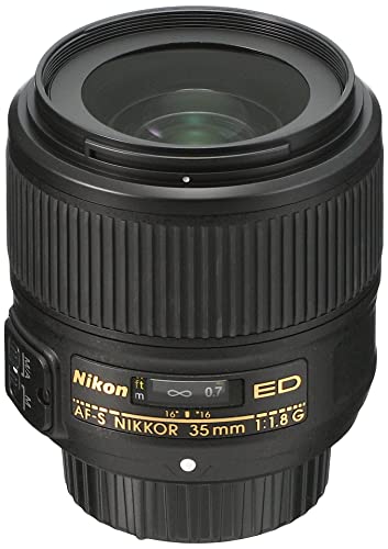 Nikon JAA137DA Lente de cámara Negro - Objetivo (11/8, 0,25 m, Nikon F, 1,8-16, 3,5 cm, 44°)