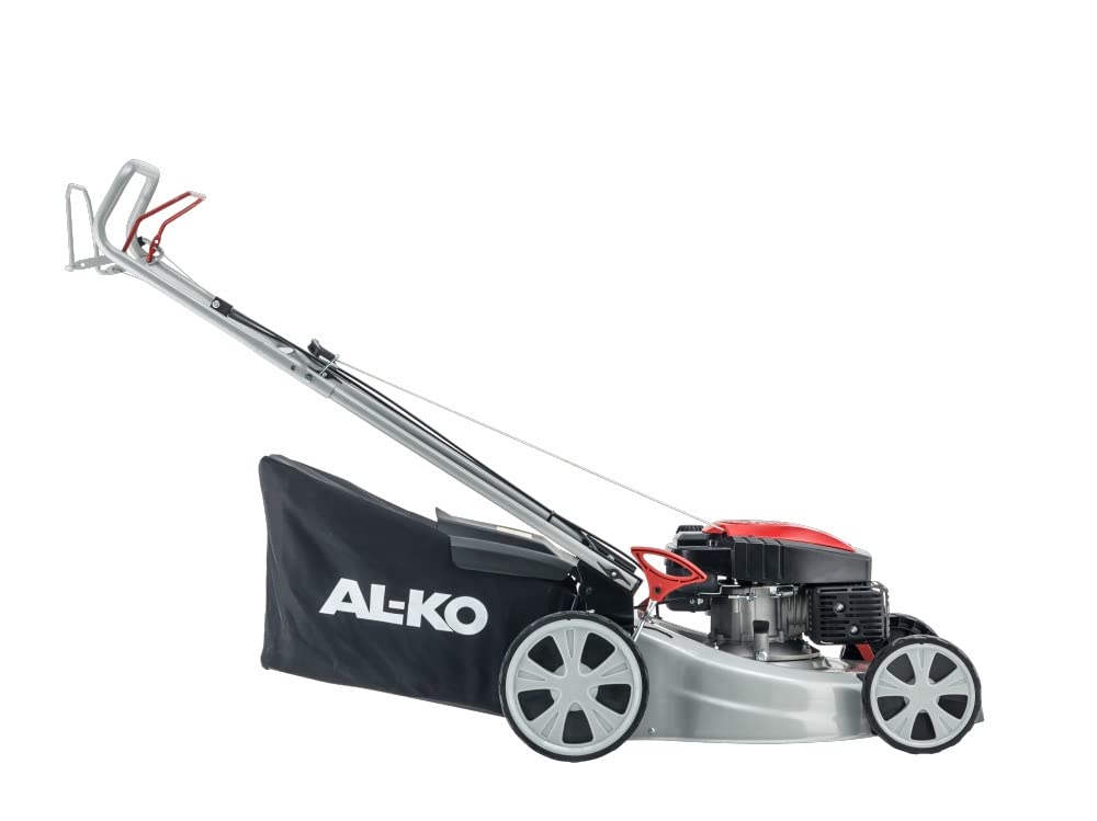 AL-KO Easy 4.60 SP-S Highline - Cortacésped autopropulsado de gasolina | Potente motor de 2 kW | Ancho de corte de 46 cm | Cubierta de acero