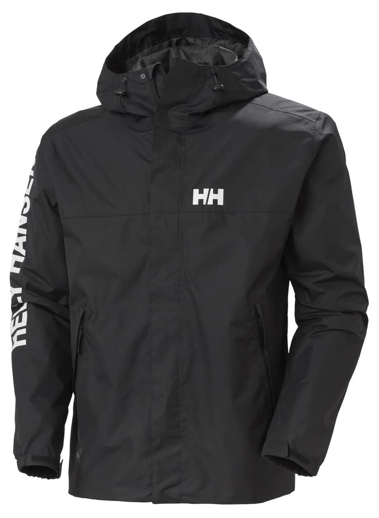 Helly Hansen Hombre Chaqueta Ervik, M, Negro
