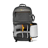 Lowepro Slingshot SL 250 AW III - Mochila Bandolera para Cámara Refelx DSLR Sin Espejo, con Acceso QuickDoor, Compartimento Para Tablet 10”, Para Sony A7, iPad, Surface Pro, 300D Ripstop, Gris