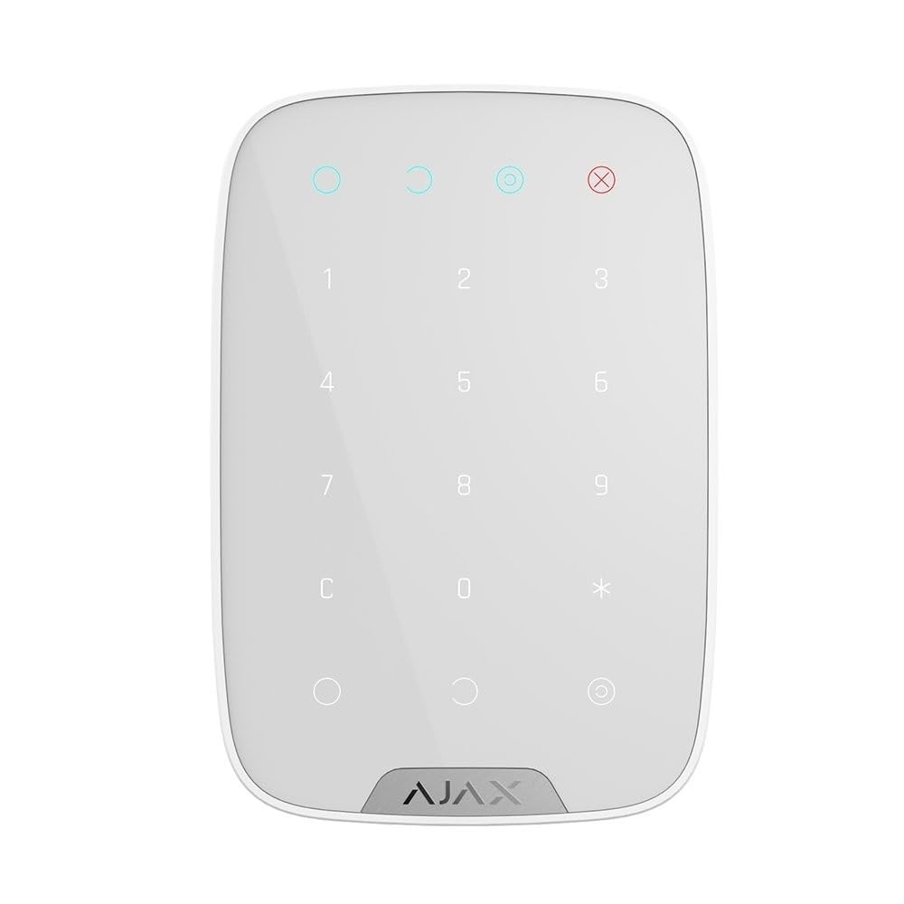 Teclado inalámbrico para Sistema de Seguridad KeyPad - Blanco - Ajax