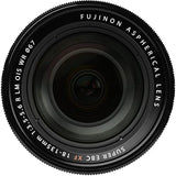 Fujifilm Fujinon - XF18-135mm F3.5-5.6 R OIS WR (Distancia Focal 18-135mm, Apertura f/3.5-5.6, Zoom óptico 7.5X,estabilizador óptico, diámetro: 67 mm), Negro