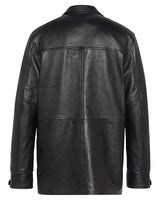 Schott NYC Lcvint Chaqueta de Cuero, Negro, S para Hombre