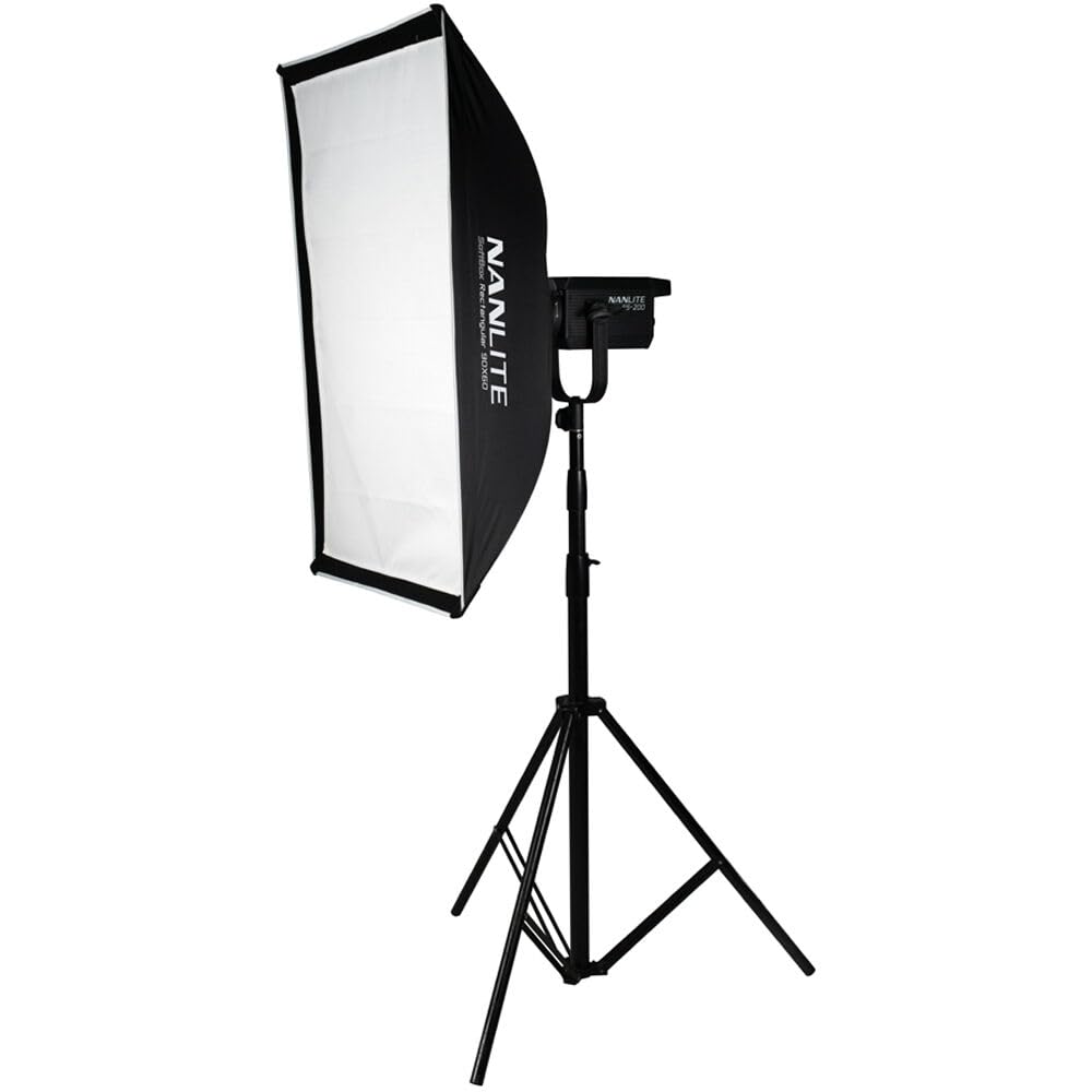 NANLITE Faro de Estudio FS-300B Bicolor (3823) Negro