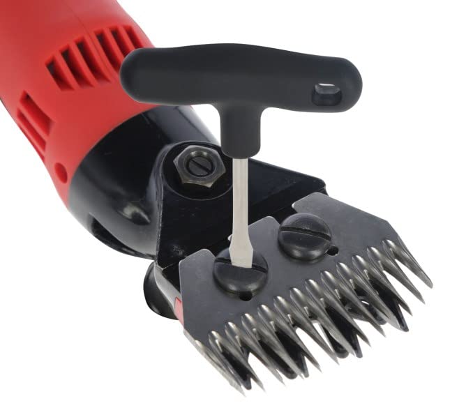 KERBL 18261 Cizalla profesional de ovejas de 6 velocidades con clipper agrícola, 350 vatios