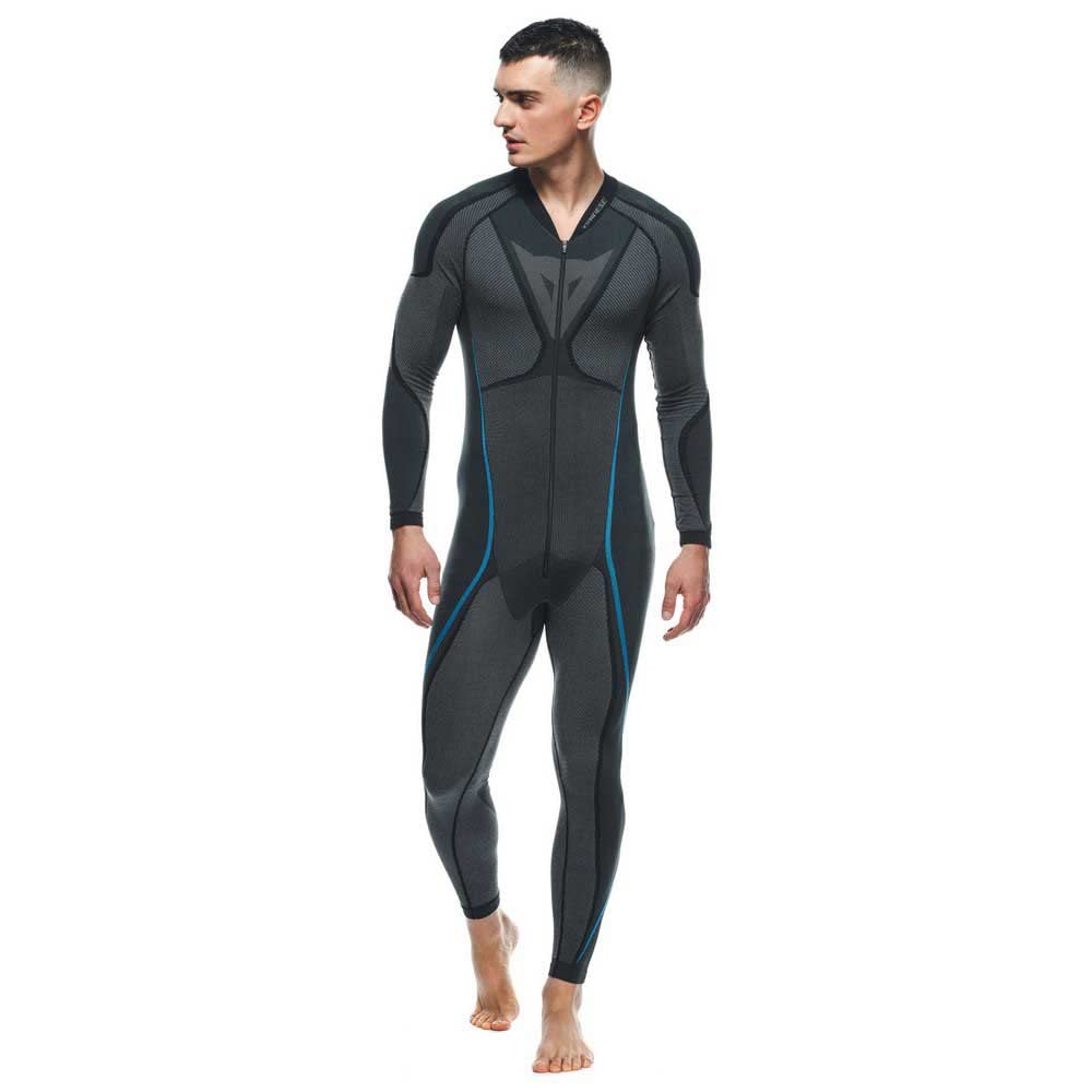 Dainese Dry Suit Capa de Base, Negro/Azul, M para Hombre