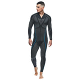 Dainese Dry Suit Capa de Base, Negro/Azul, M para Hombre