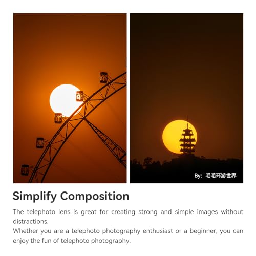 TTArtisan Teleobjetivo de Cuerpo metálico F6.3 de 500 mm Compatible con Montura GFX, Color Negro