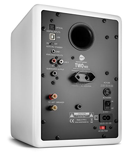 Wavemaster Two Neo - Altavoces de estantería 2.0 (60 W) con Bluetooth, color blanco suave