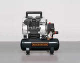 Black+Decker B2BB104BND359 - Compresor silencioso BD 100/6-ST - Ideal para usar dentro y alrededor de la casa, fácil de llevar, muy silencioso