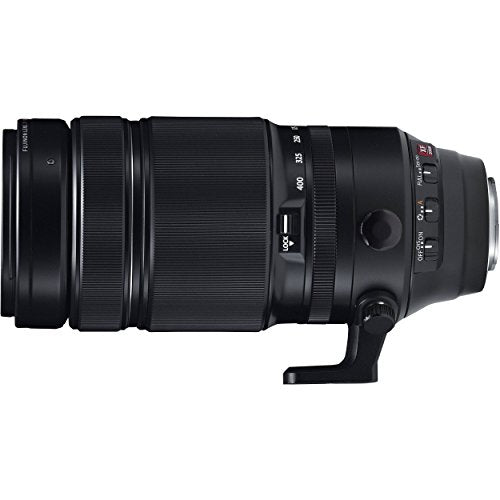Fujifilm Fujinon XF 100 - 400 mm f/4.5 - 5.6 R OIS WR - Teleobjetivo para Fujifilm con montura X (longitud focal 100 - 400 mm, apertura f/ 4.5 - 5.6 y mínima f/22, tamaño del filtro de 77 mm), negro
