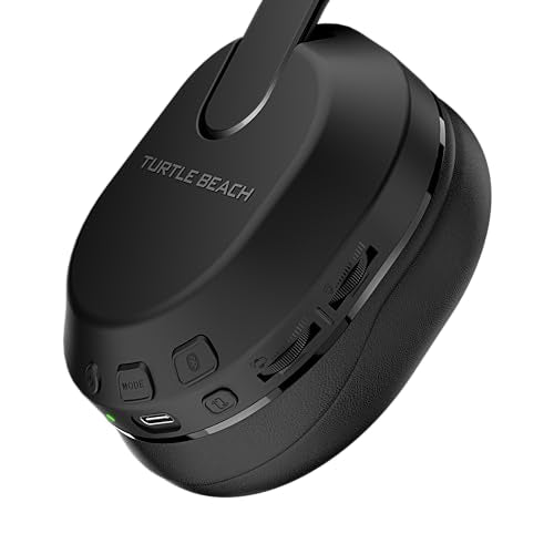 Turtle Beach Stealth 500 Negro Playstation Auriculares de Juego Inalámbricos con 40hr Batería y Bluetooth para PS5, PS4, PC y móvil