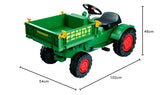 Big Fendt - Tractor Infantil con Cadena de precisión, Asiento Ajustable en 3 Posiciones, hasta 50 kg, Licencia de Fendt, para niños a Partir de 3 años, Verde, Amarillo, Negro y Rojo