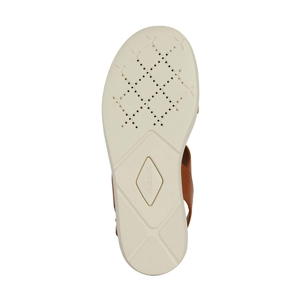 Geox Xand 2.2, Sandalia de cuña Mujer, Ocre, 39 EU
