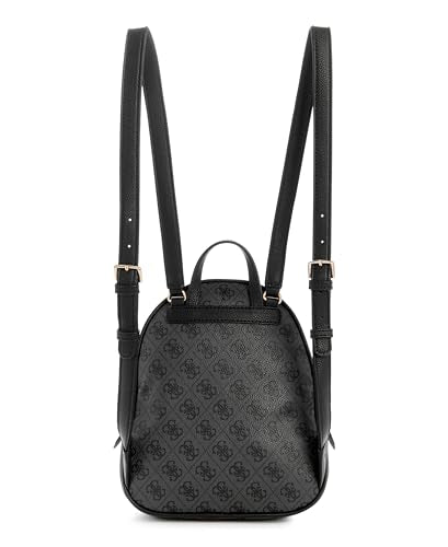 GUESS Manhattan Backpack Mochila, Logotipo de Carbono, Talla única para Mujer