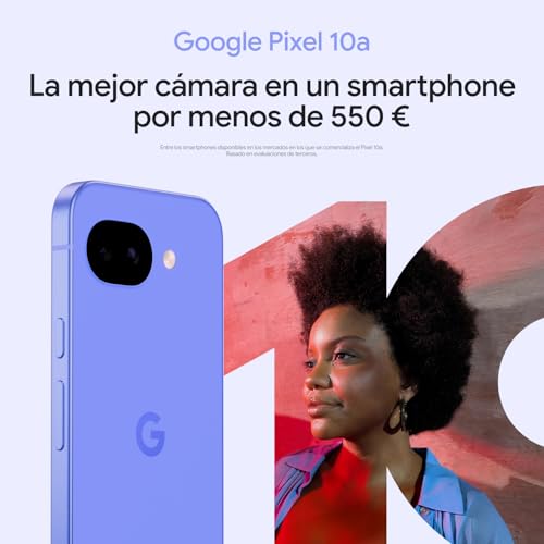 Google Pixel 10a - 7 años de Nuevas actualizaciones y Funciones, más de 30 Horas de batería, Asistente de Cámara, Gemini Live, Seguridad de Pixel - Lavanda, 256GB