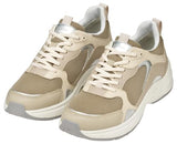 Geox D ZARVIA A, Zapatillas Mujer, Lt Taupe/Papyrus, 37 EU