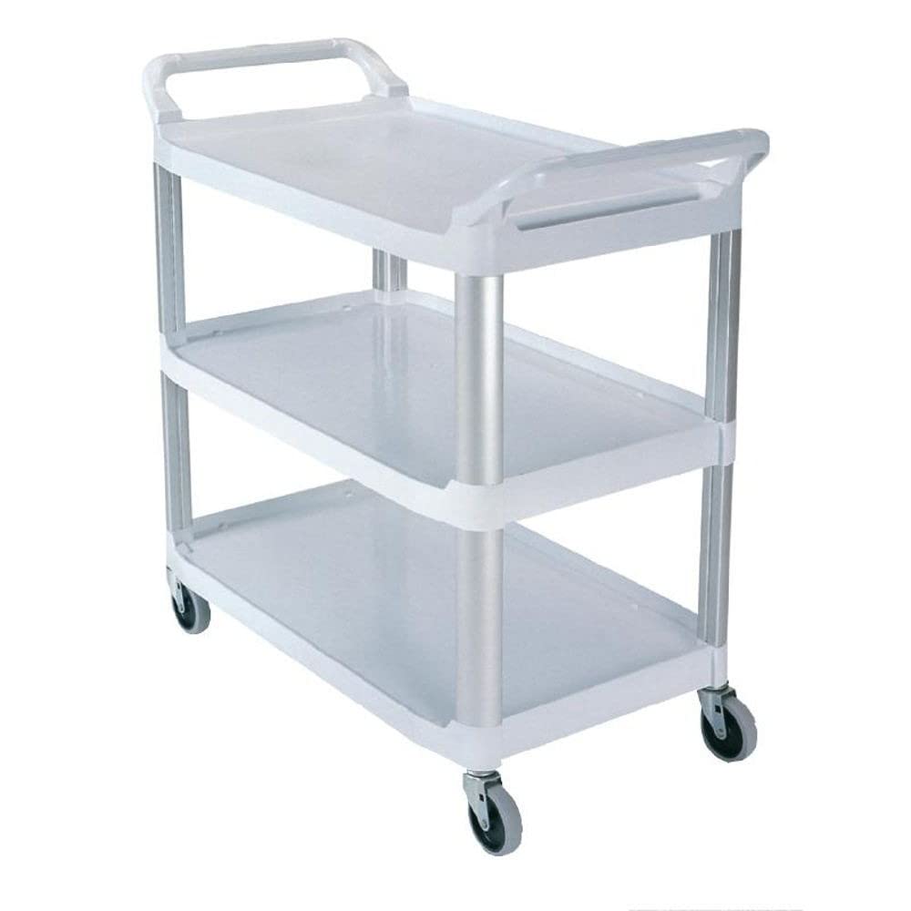 Rubbermaid Commercial Products 1814567 Caro Abierto con Barras Metálicas, Blanco