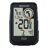 Sigma ROX 2.0 Endurance Negro | 26 Horas de duración de la batería | Ciclocomputador inalámbrico | GPS y navegación con overclamp Incluido | Navegación GPS para Exteriores | Compatible con E-Bike